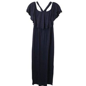 Beeuniq Women's Off-Shoulder Maternity Dress (Size Large)